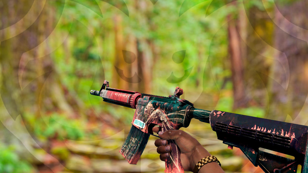 M4A4 Fada dos Dentes FT com Adesivo Saudação