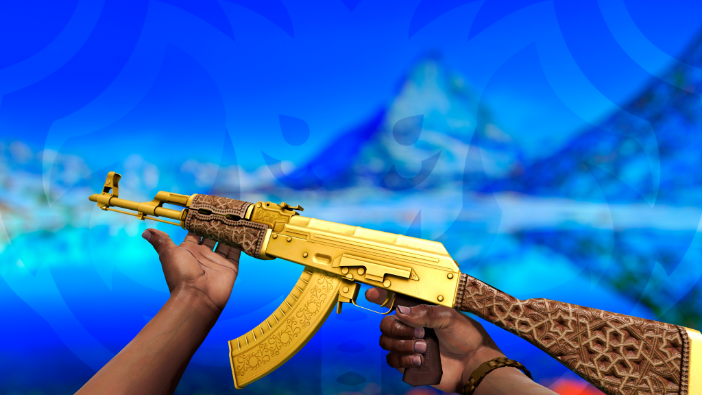 AK-47 Arabesca Dourada