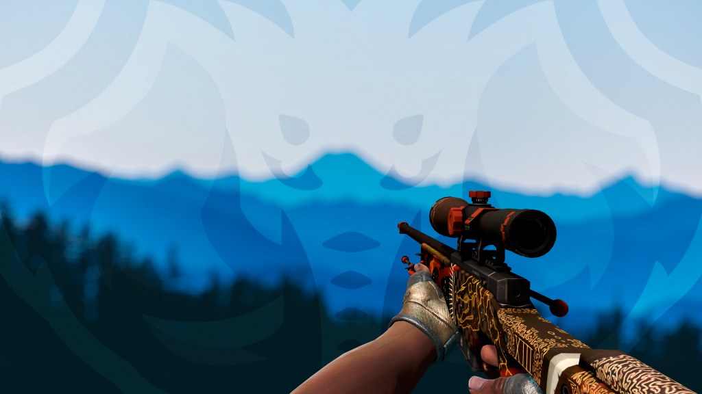 AWP Mortis com Luva Bronzeada