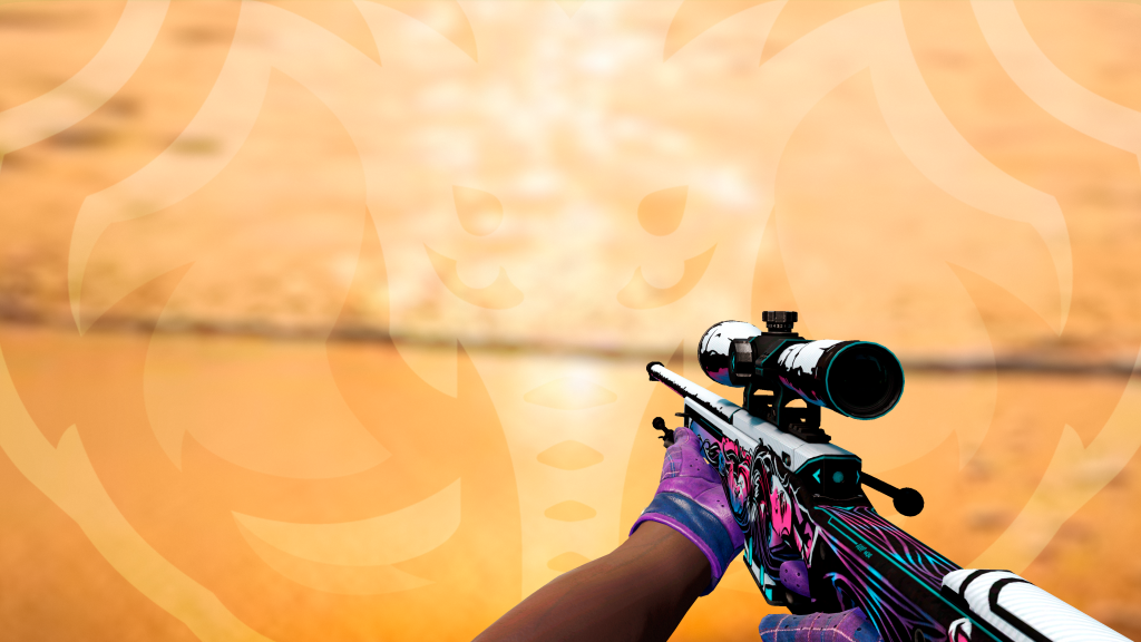 AWP Neo Noir com Luva Xadrez Imperial