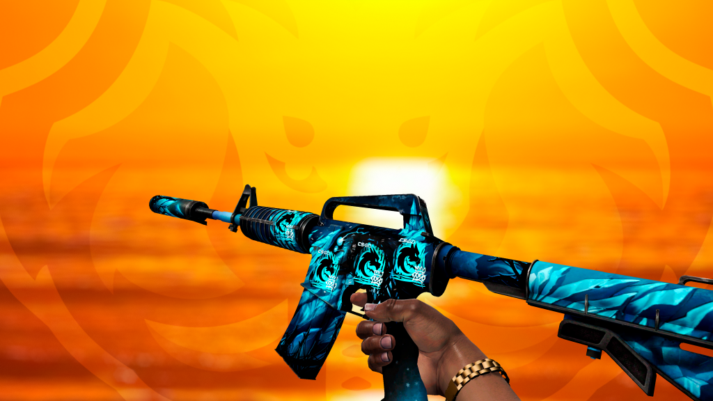 M4A1-S Pesadelo com adesivo Spirit