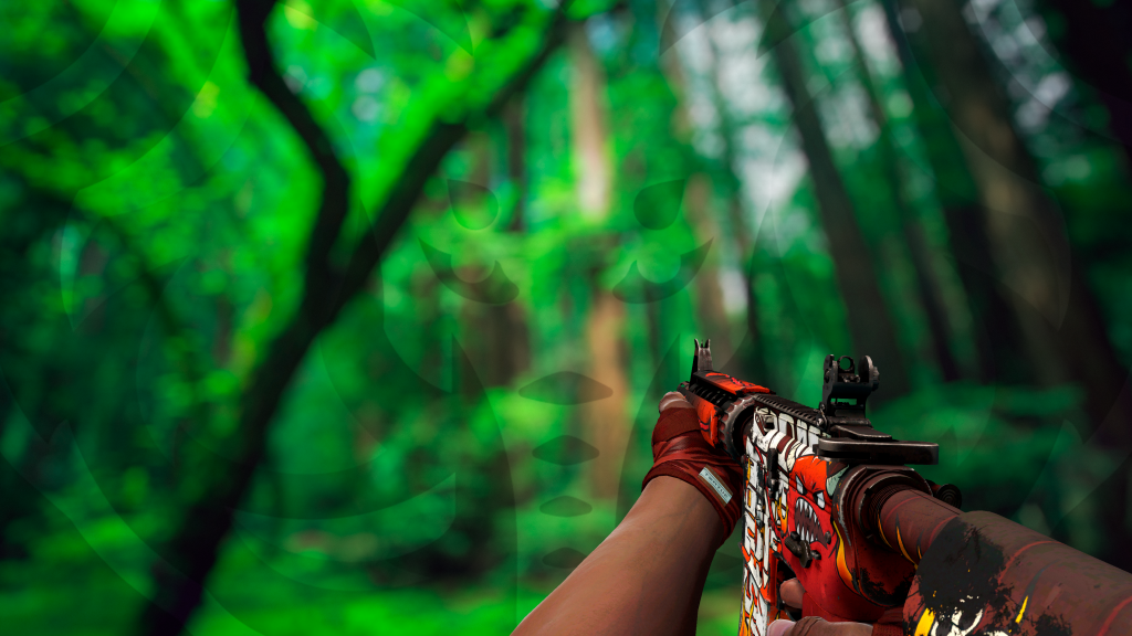 M4A4 Fogo Infernal com Faixas Abate