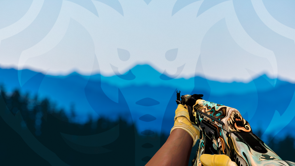 AK-47 Disruptor Fantasma com Luva Transporte