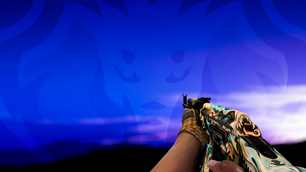 AK-47 Disruptor Fantasma com Faixas Shemagh