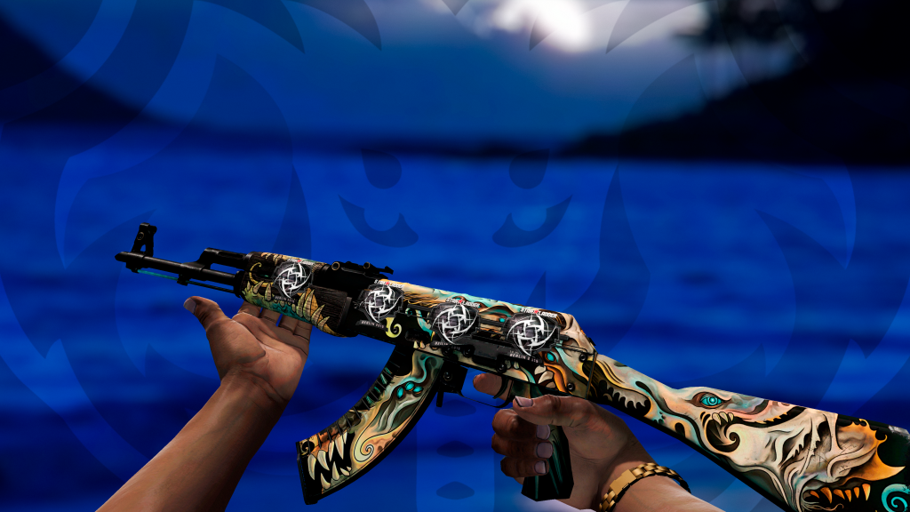 AK-47 Disruptor Fantasma com adesivo NIP