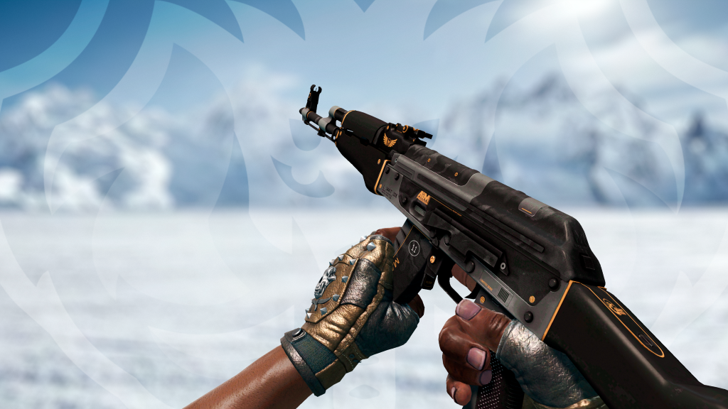 AK-47 Porte de Elite com Luva Bronze