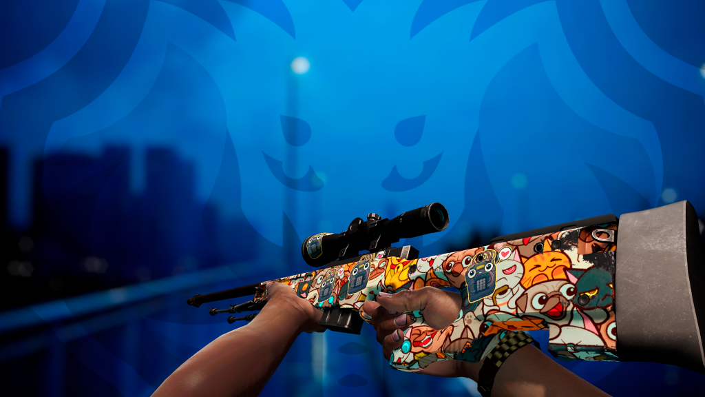 AWP P.A.T.A com adesivo Código de Amizade