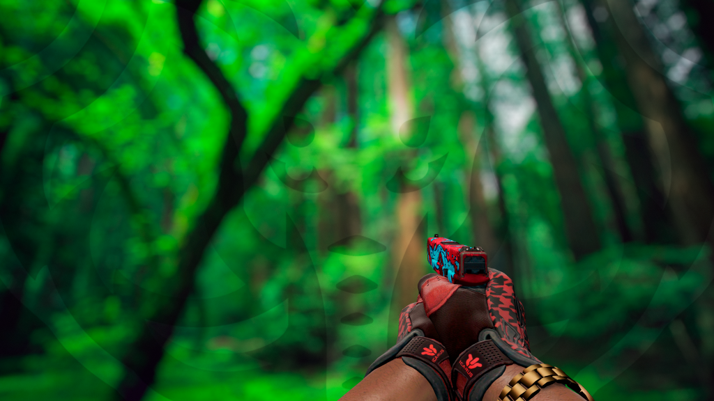 Glock-18 Elemental de Água com Luva Shemagh