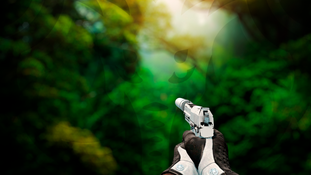 USP Deu Um Branco com Luva Black Tie