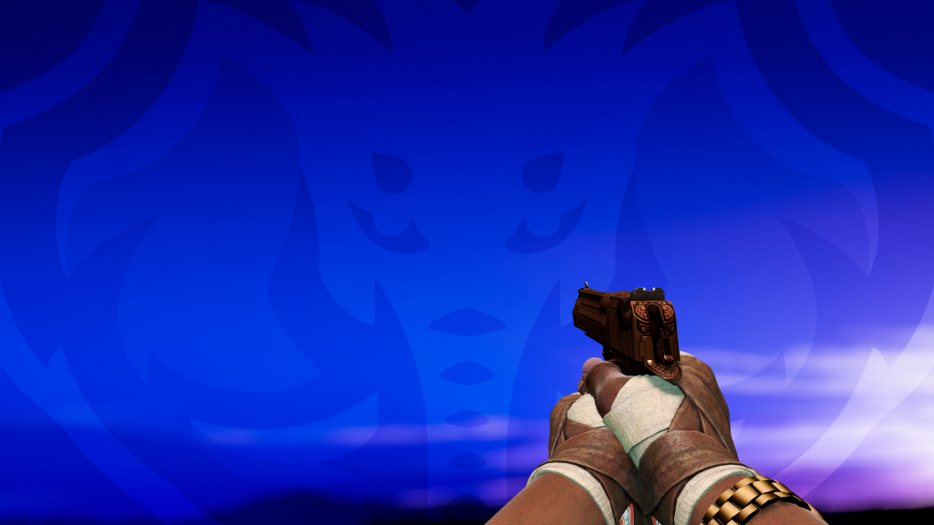 Desert Eagle Corintiano com Faixas Couro