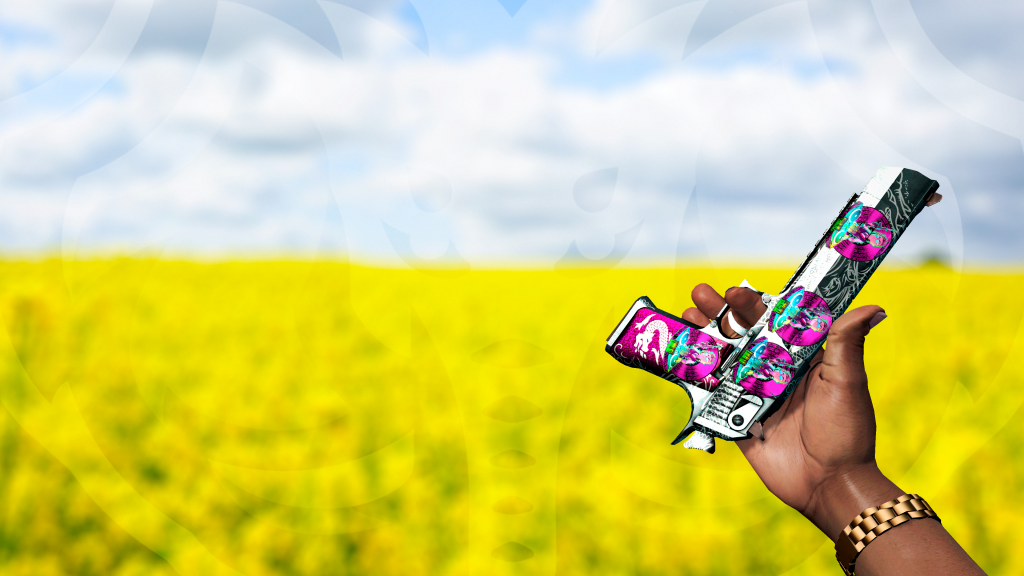 Desert Eagle Dragão Kumicho com adesivo DJ Safecracker