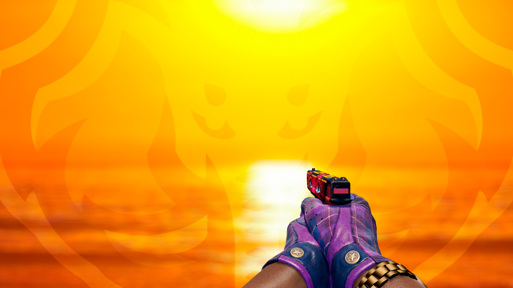 Glock-18 Vogue com Luva Xadrez Imperial