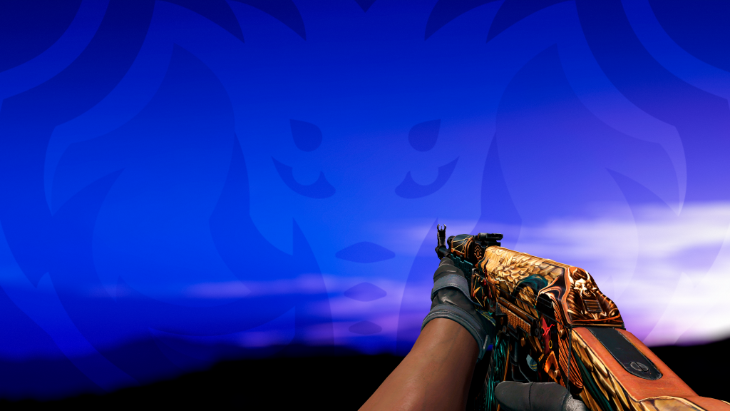 AK-47 Legião de Anúbis com Luva Eclipse