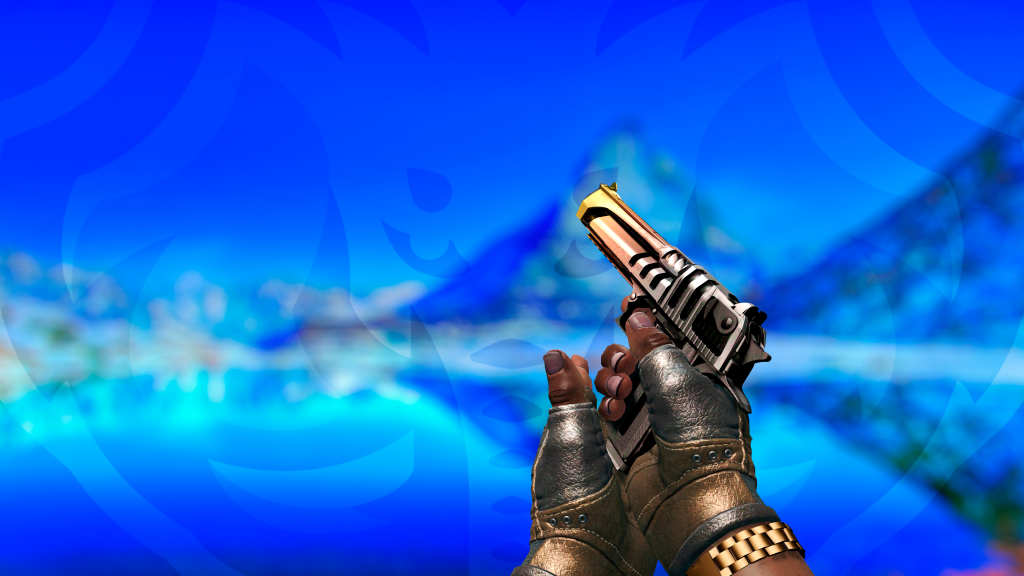 Desert Eagle VLT com Luva Bronzeada