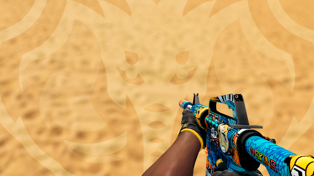 M4A1-S Jogador N2 com Luva Omega