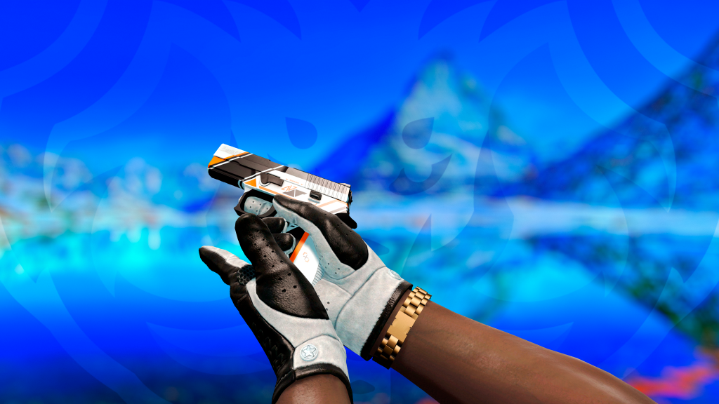 P250 Asiimov com Luva BlackTie