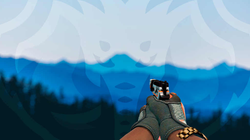 P250 Asiimov com Luva Fundação