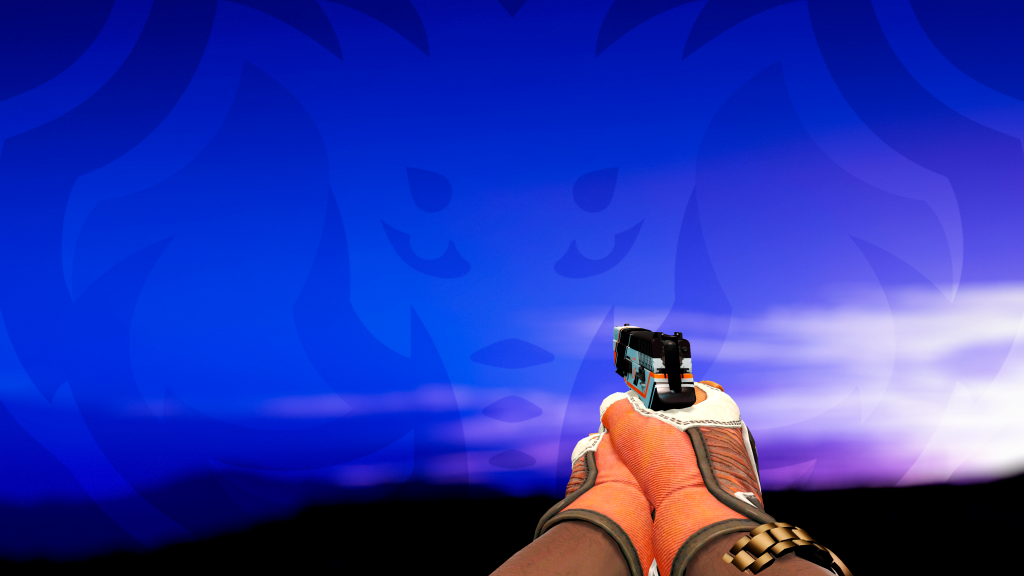 P250 Asiimov com Luva Ataque