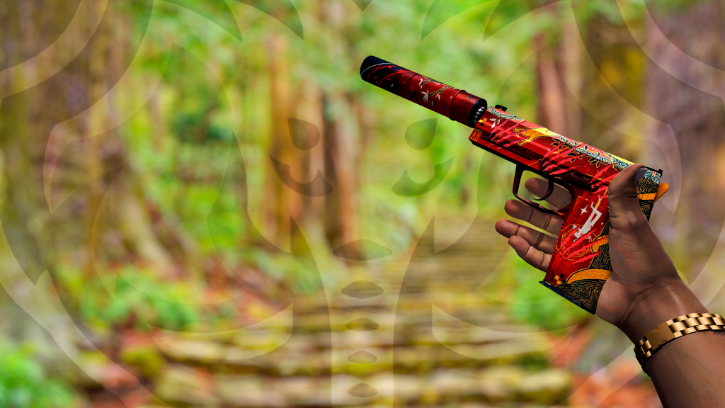 USP Traira com adesivo Marcas