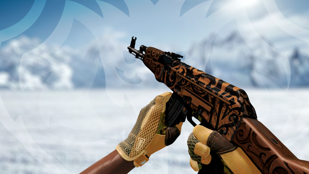 AK-47 Inexplorada com Luva Árida