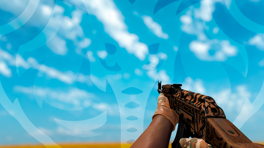 AK-47 Inexplorada com Luva Comboio