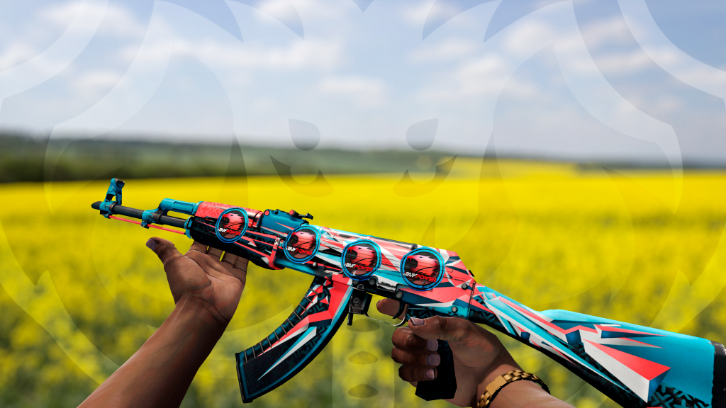 AK-47 Pontos em Desordem com adesivo ibuypower