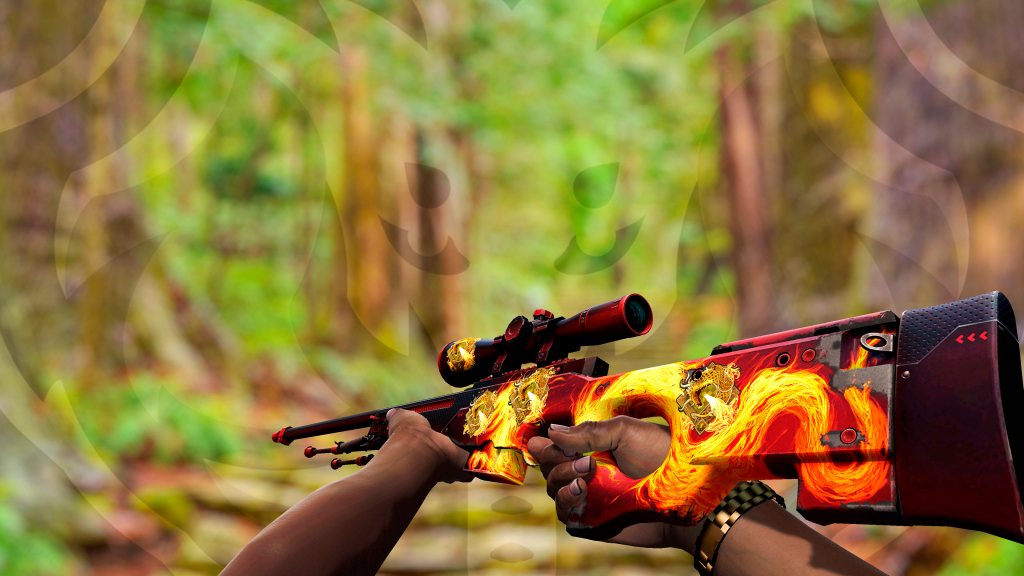 AWP Fogo Selvagem com adesivo Sabedoria