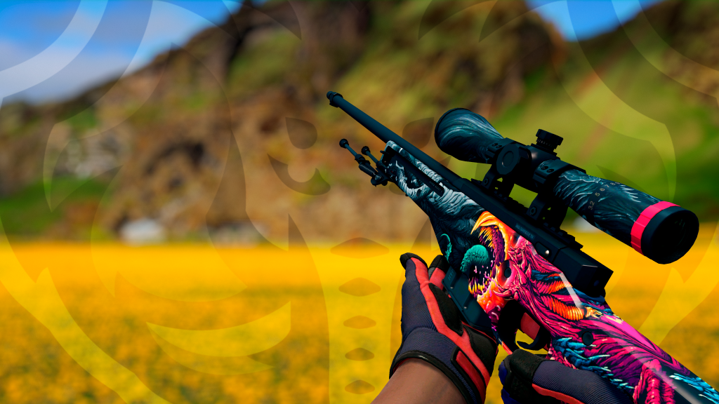 AWP Hiper Fera com Luva Marble Fade