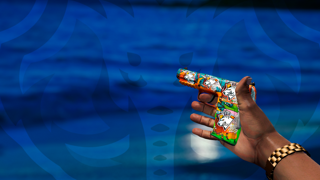 Five-SeveN Multidão Enfurecida com adesivo Virtus Pro