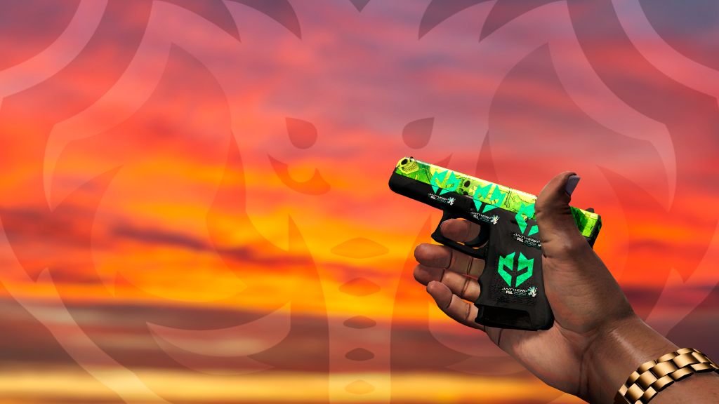 Glock-18 Jardim Radioativo com adesivo Imperial