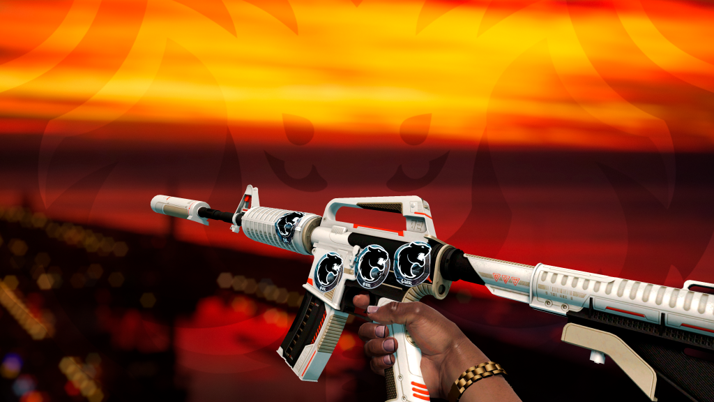 M4A1-S Indústrias Mecha com adesivo Furia