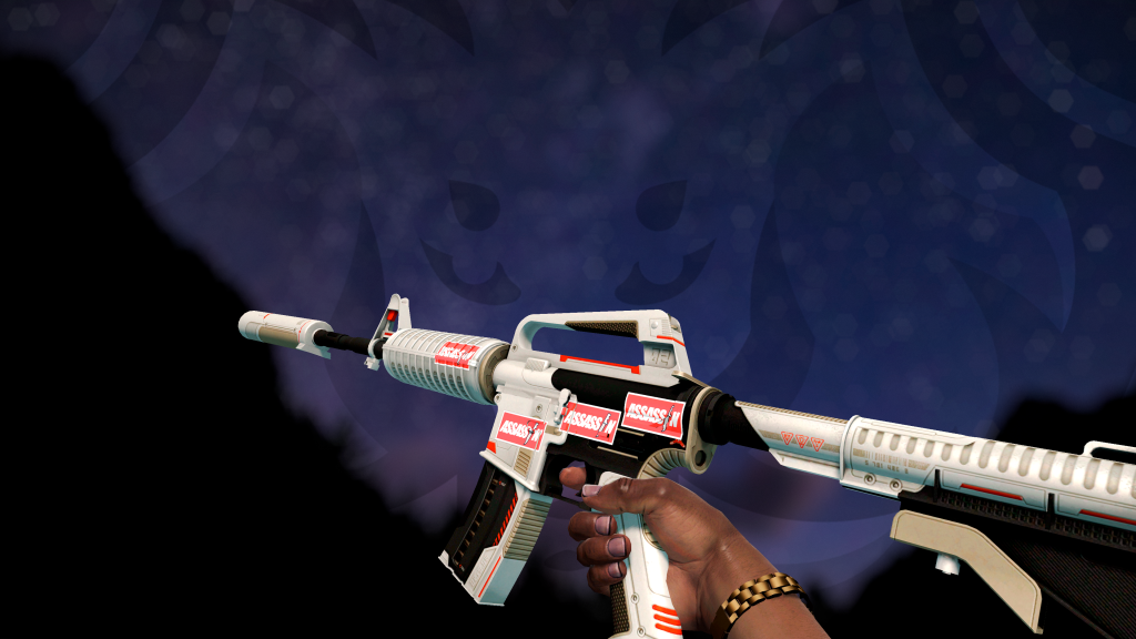 M4A1-S Indústrias Mecha com adesivo Assassino