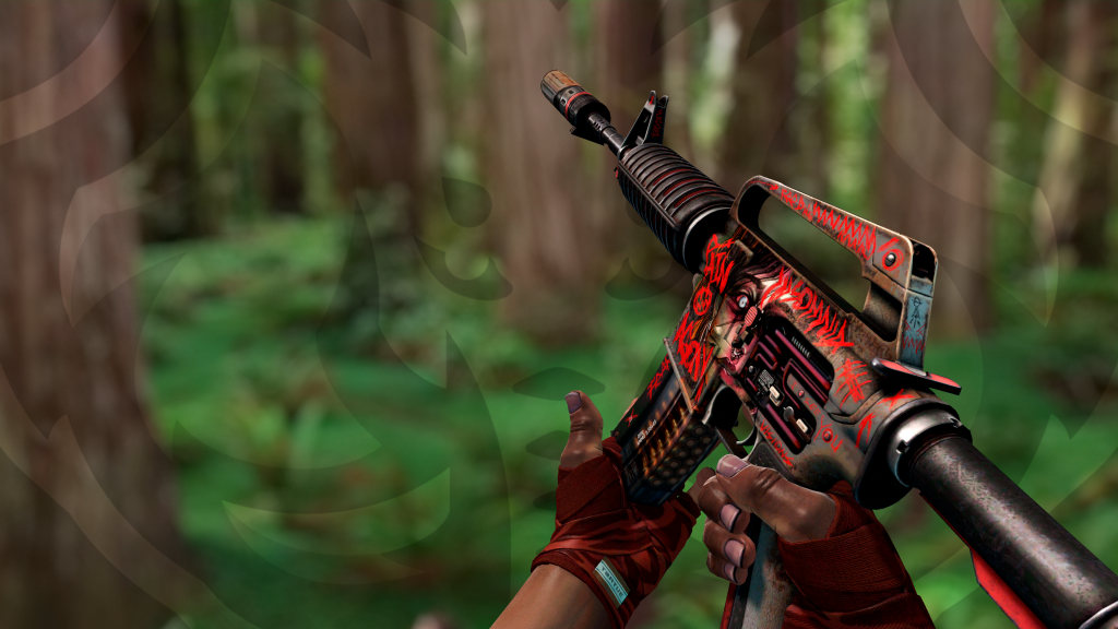 M4A1-S Terror Noturno com Faixas Abate