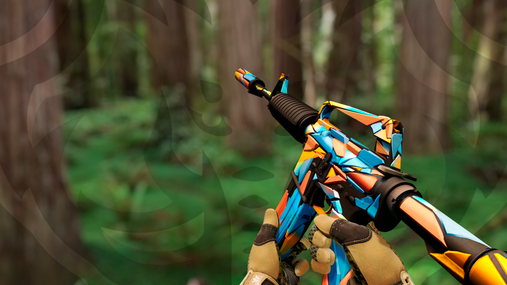 M4A1-S Vidro Chumbado com Luva Árida