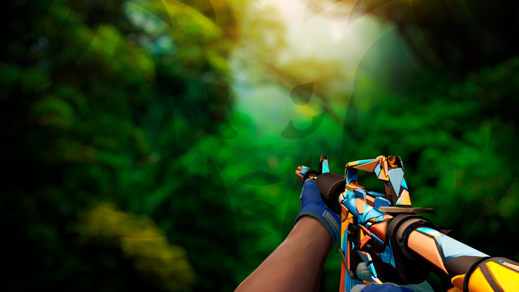 M4A1-S Vidro Chumbado com Luva Mogul