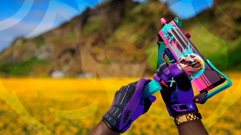 MAC-10 Piloto Neon com Luva Pandora