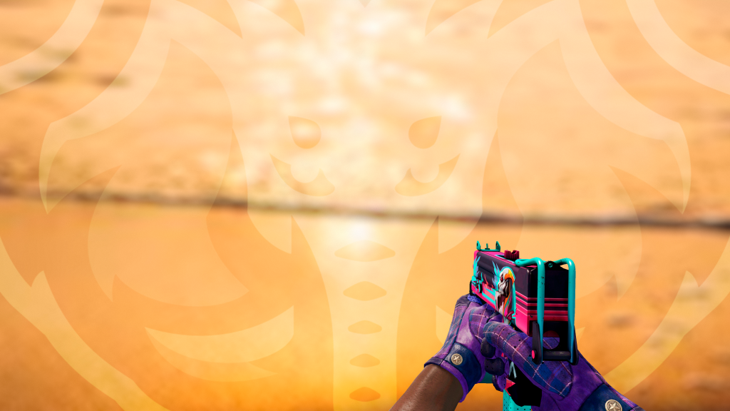 MAC-10 Piloto Neon com Luva Xadrez Imperial