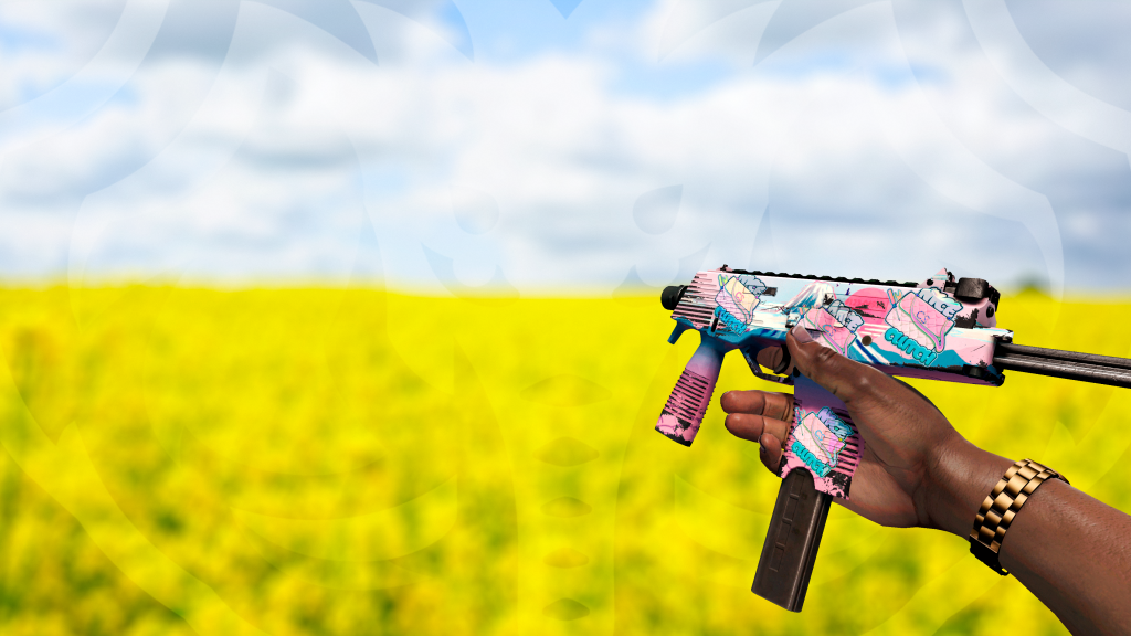 MP9 Monte Fuji com adesivo Belo Clutch