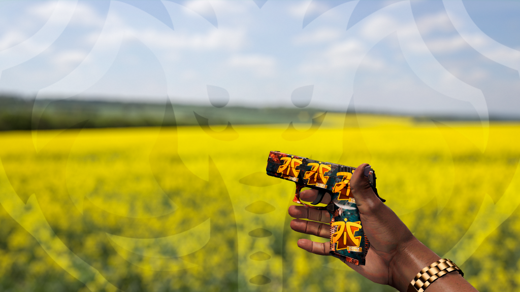 P250 Supernova com adesivo Fnatic