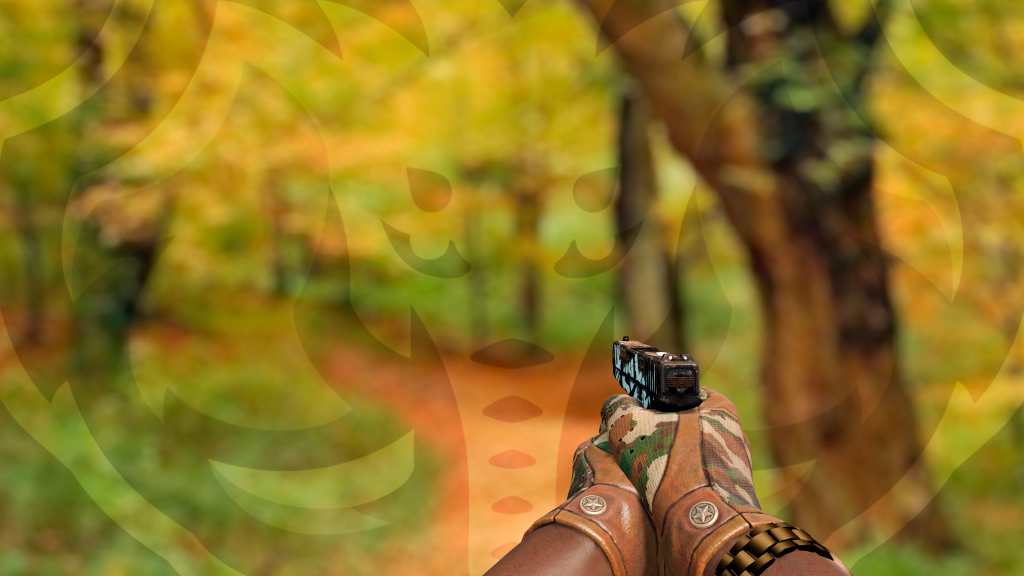 Glock-18 Rebelde das Terras Devastadas com Luva Comboio