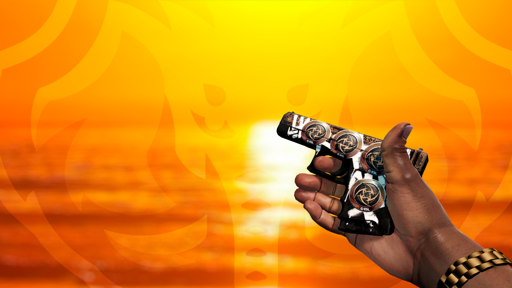 Glock-18 Rebelde das Terras Devastadas com adesivo NIP