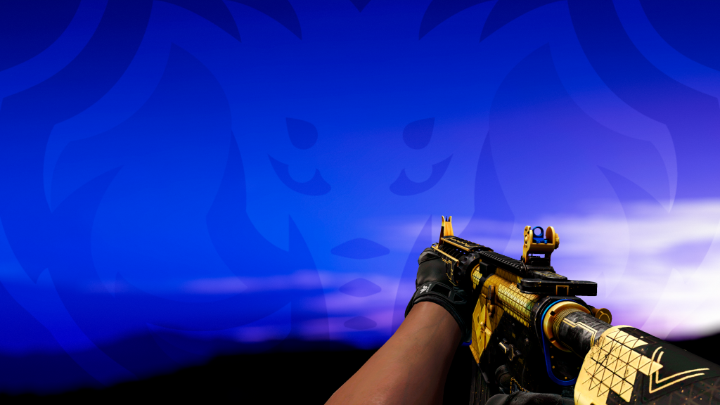 M4A4 Coalizão com Luva Nocts