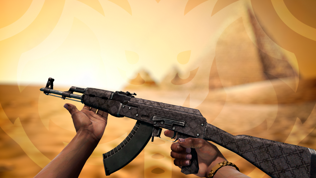 AK-47 Barroco Roxo BS