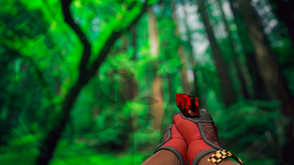 P250 Muertos com Luva Teia Rubra