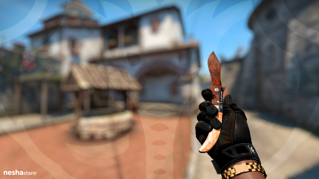 Faca Navaja Revestimento Enferrujado