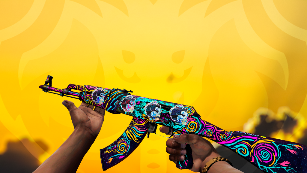 AK-47 Desejo Noturno com adesivo Furia