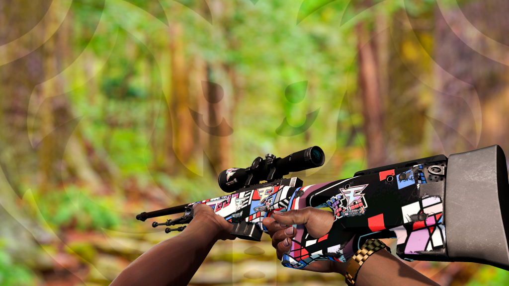 AWP Efervescente com adesivo FaZe