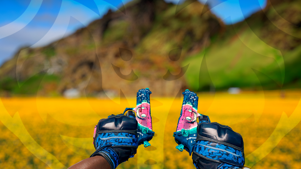 Dual Berettas Duplas Melandrama com Luva Polígono