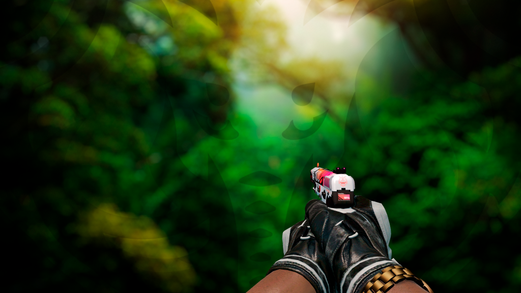 Five-SeveN Protocolo De Impulso com Luva Fumacê