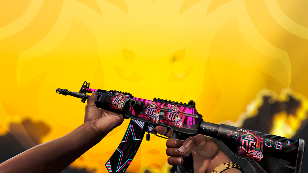 Galil AR Aberração Cromática com adesivo OG holo